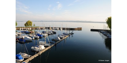 Yachthafen - am See - Blick auf den Gäste-Steg und die Hafeneinfahrt! - Sporthafen Bregenz