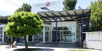 Yachthafen - allgemeine Werkstatt - Verwaltungsgebäude - Marina Wien