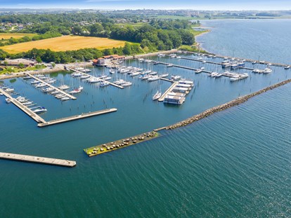 Yachthafen - Stromanschluss - Dänemark - Marina Minde Luftfoto - Marina Minde 