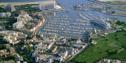 Yachthafen - Tanken Benzin - Algarve - Luftaufnahme - Marina de Vilamoura