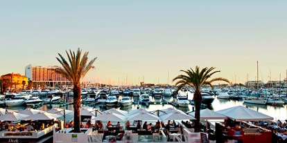 Yachthafen - Duschen - Restaurants und Bars um die Marina - Marina de Vilamoura