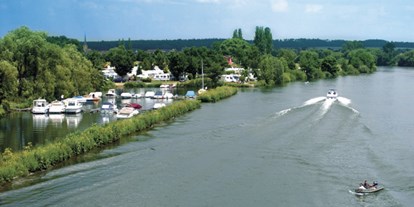 Yachthafen - am Fluss/Kanal - Bayern - Bootshafen am Campingplatz Mainblick in Schwarzach- Schwarzenau