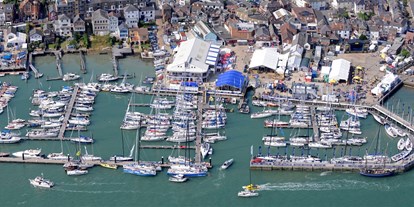 Yachthafen - Wäschetrockner - Großbritannien - Bildquelle: http://www.cowesyachthaven.com - Cowes Yacht Haven